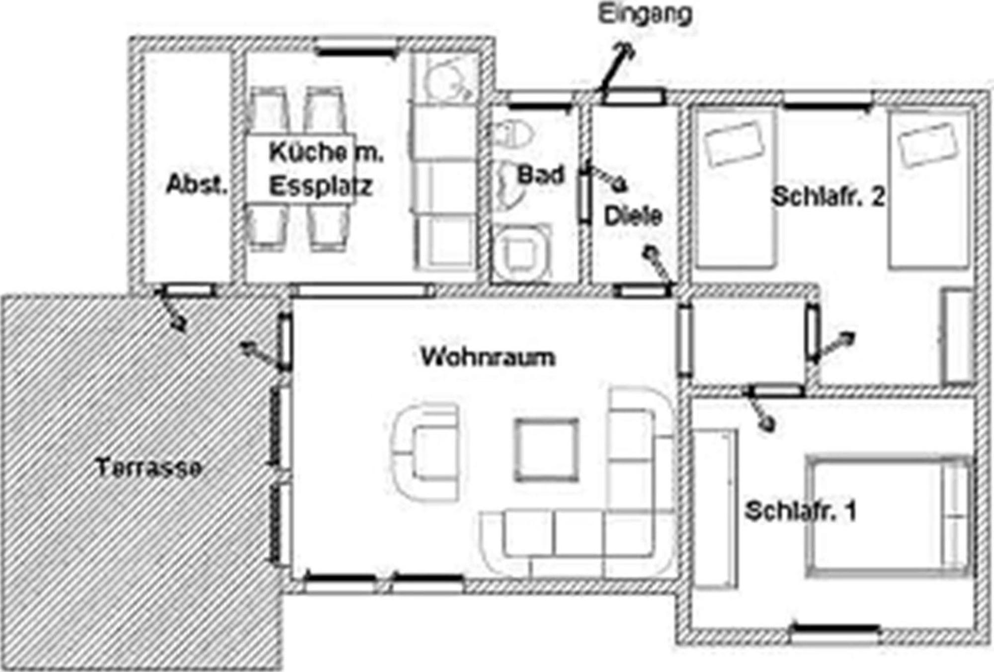 Bungalow M 43 In Burhave Kültér fotó